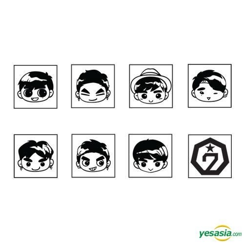 Yesasia Got7 X Gotoon Summer Official Collection Gotoon Stamp Set 写真集 ポスター 男性アーティスト Celebrity Gifts グループ ギフト Got7 韓国のグッズ 無料配送 北米サイト