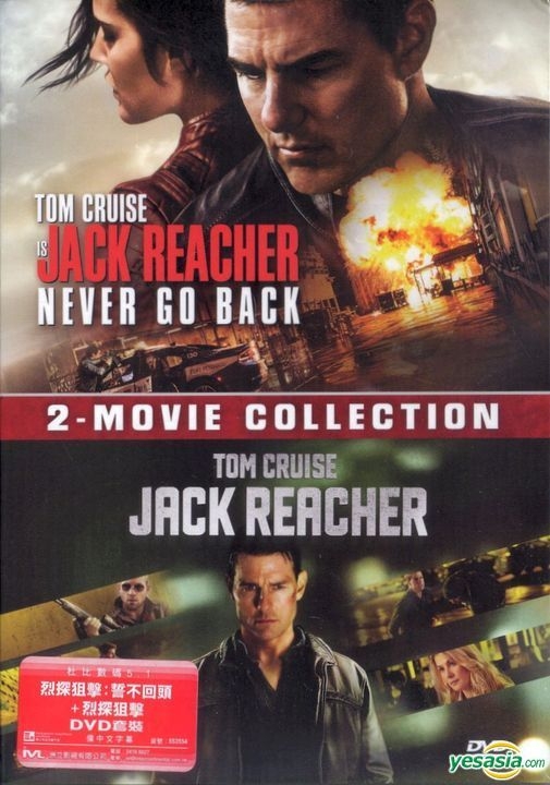 YESASIA: Jack Reacher + Jack Reacher: Never Go Back 2-Movie Collection  (DVD) (Hong Kong Version) DVD - Tom Cruise, Danika Yarosh, Intercontinental  Video (HK) - Western / World Movies & Videos - Free Shipping