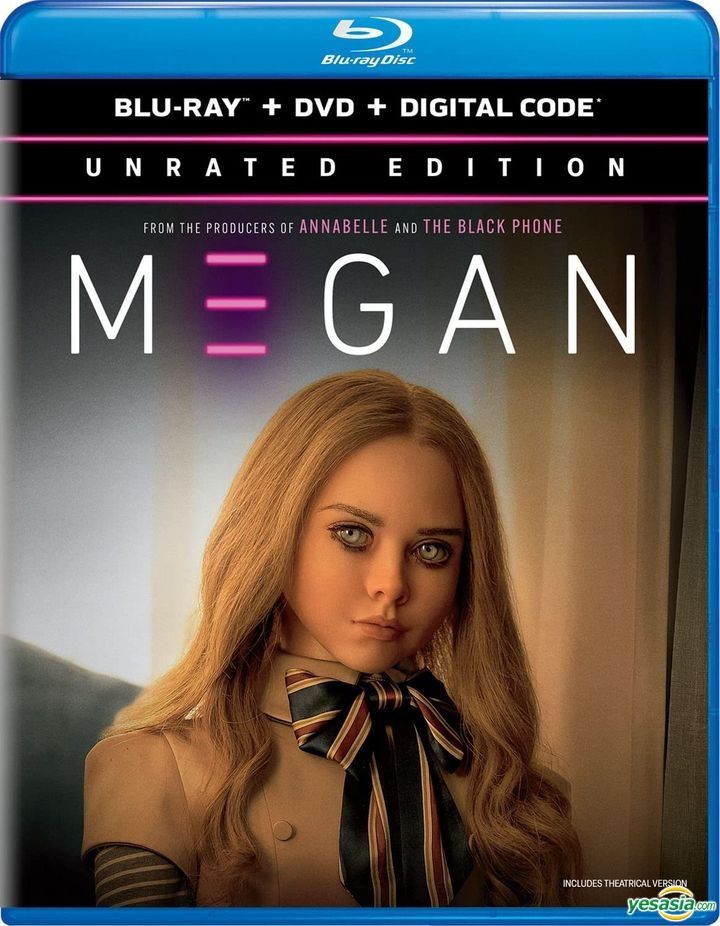 YESASIA M3gan (2022) (Bluray + DVD + Digital Code) (US Version) Blu