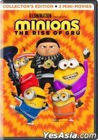 Minions: The Rise of Gru (2022) (DVD) (Collector's Edition + 2 Mini-Movies) (US Version)