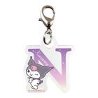Sanrio Kuromi Initial Bag Charm / Keyring (N)