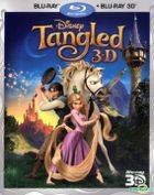 Tangled (2010) (Blu-ray) (2D+3D) (Hong Kong Version)