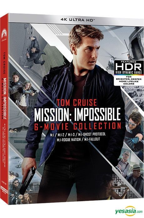 YESASIA: Mission Impossible 1-6 Boxset (4K Ultra HD + Blu-ray) (15-Disc ...