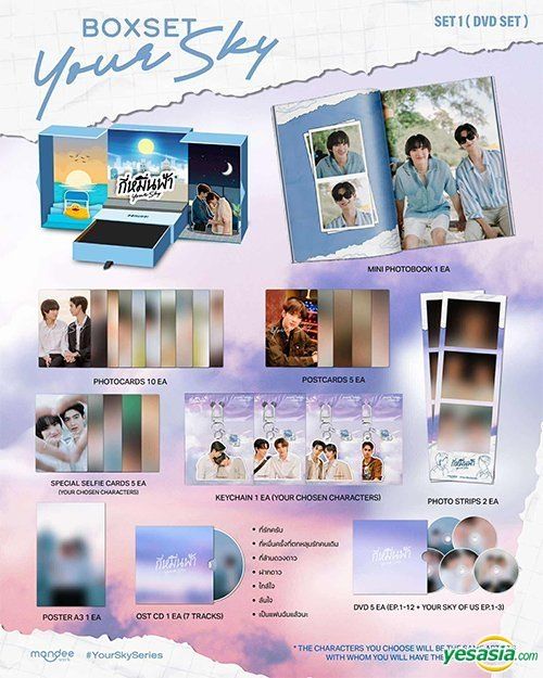 Por トレカ Your Sky Final EP DMD YESASIA: Your Sky (2024) (DVD + CD Boxset A) (Ep. 1-12) (End