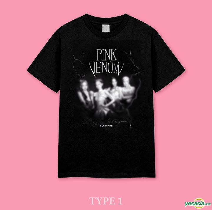 YESASIA: [PINKVENOM] BLACKPINK PHOTO T-SHIRTS (TYPE 1) (Medium