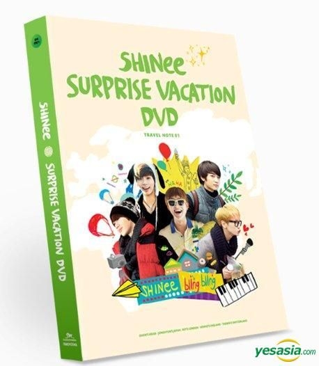 SHINee Surprise Vacation photobook and 2024 dvd