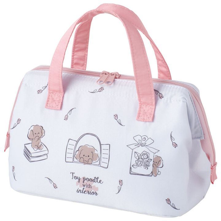 YESASIA Toy Poodle Insulated Lunch Bag M Skater Lifestyle & Gifts