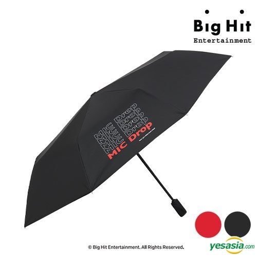 YESASIA: BTS - MIC Drop Folding Umbrella (Black) PHOTO/POSTER