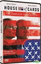 House Of Cards (2013) (DVD) (The Complete Fifth Season) (Hong Kong Version)