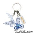 Miffy : Acrylic Keychain Choju-jinbutsu-giga Bicycle
