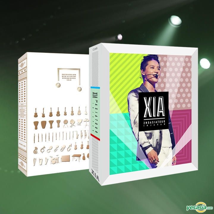 YESASIA: Kim Jun Su - Xia 2nd Asia Tour Concert Incredible in Japan (3DVD +  Photobook) + 2013 Xia Ballad u0026 Musical Concert with Orchestra Vol. 2 (3DVD)  (Limited Edition) (Korea Version)