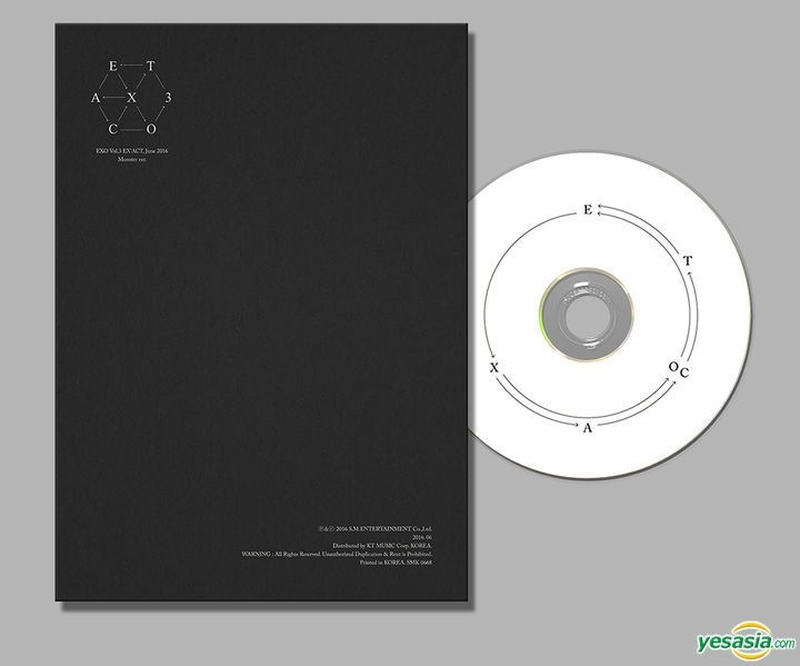 YESASIA: EXO Vol. 3 - Ex'act (Korean Version) (Monster Version) CD 