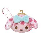 Sanrio Characters Japanese Style Series Plush Coin Purse with Keychain (My Melody)