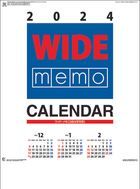 Wide Memo 2024 Calendar (Japan Version)
