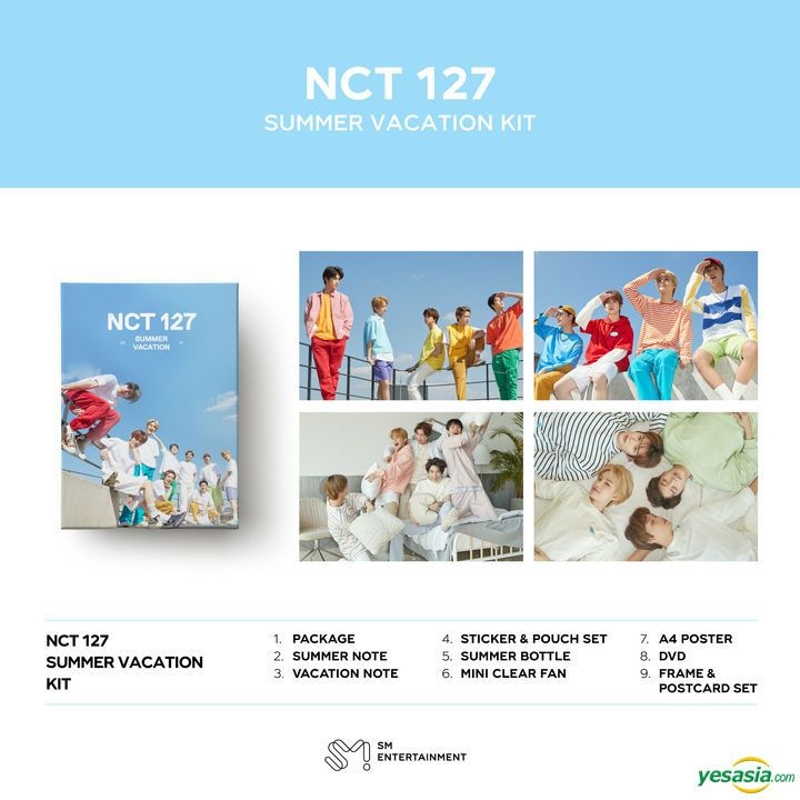 【新品未開封】 NCT127 SUMMER VACATION 2019 サマパケ NCT DREAM SUMMER VACATION KIT 2019 - Kpop USA