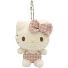 Hello Kitty Plush Toy with Keychain (Sweet Check Series)