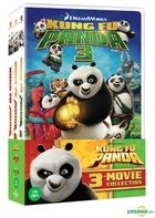 Kung Fu Panda Trilogy (DVD) (3-Disc) (Korea Version)