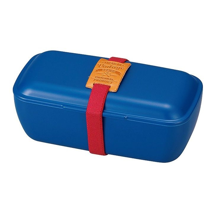 YESASIA Hakoya American Vintage Dome Lunch Box (Navy) Hakoya