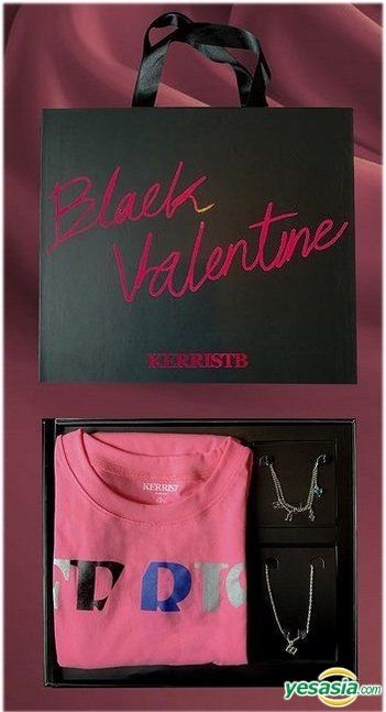 YESASIA: Kerrist - Black Valentine Set Black Box (Pink T-Shirt