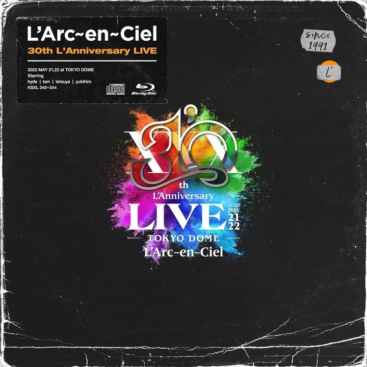 YESASIA : L'Arc-en-Ciel 30th L'Anniversary LIVE [BLU-RAY +CD + 