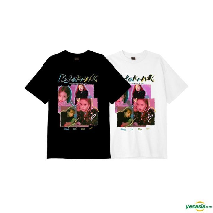 YESASIA: SQUARE UP BLACKPINK T-SHIRT TYPE 2 (White) (Medium) PHOTO