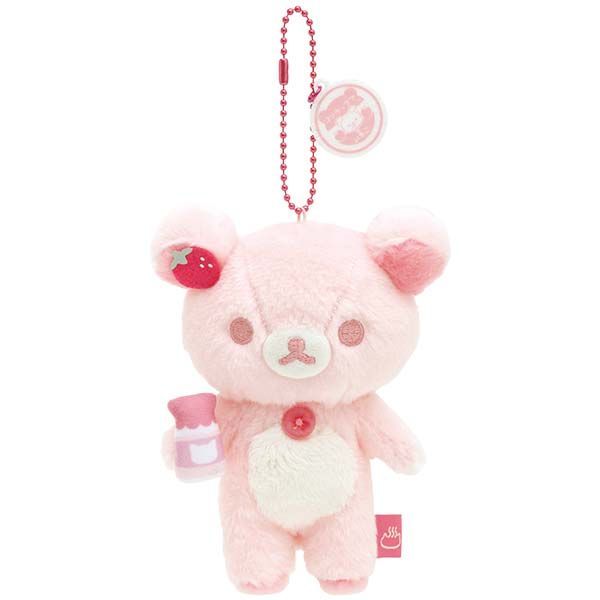 YESASIA SanX Korilakkuma Plush Toy Key Holder (Neko Neko no yu Series) SanX Lifestyle