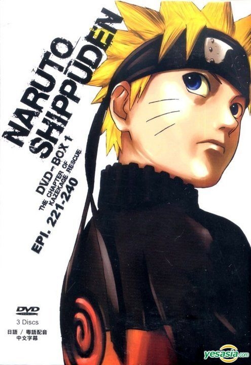 Dvd Naruto Shippuuden Box 1 - Episódios 1 Ao 52 Dublados