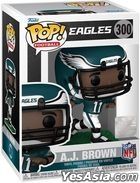 FUNKO POP! NFL: Eagles - AJ Brown (Green and White Uniform) (Vinyl Figure) #300