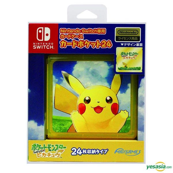 Yesasia Nintendo Switch Card Pocket 24 Pokemon Let S Go Pikachu Japan Version Nintendo Switch Games Free Shipping