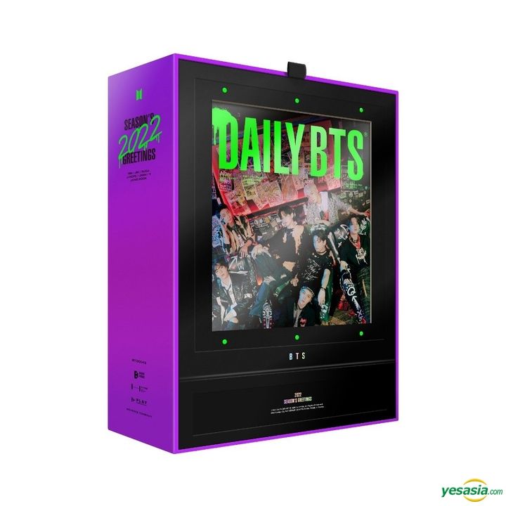 YESASIA BTS 2022 Season's Greetings DAILY BTS MALE STARS,CALENDAR