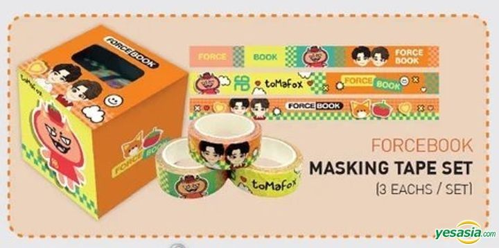 YESASIA: Fanday Bangkok : Force & Book - Masking Tape Set