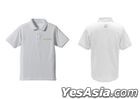Love Live! Nijigasaki High School School Idol Club Embroidery Polo-Shirt (White) (Size:S)
