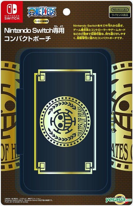YESASIA: NINTENDO SWITCH Compact Pouch One Piece Pirate of Heart (Japan ...