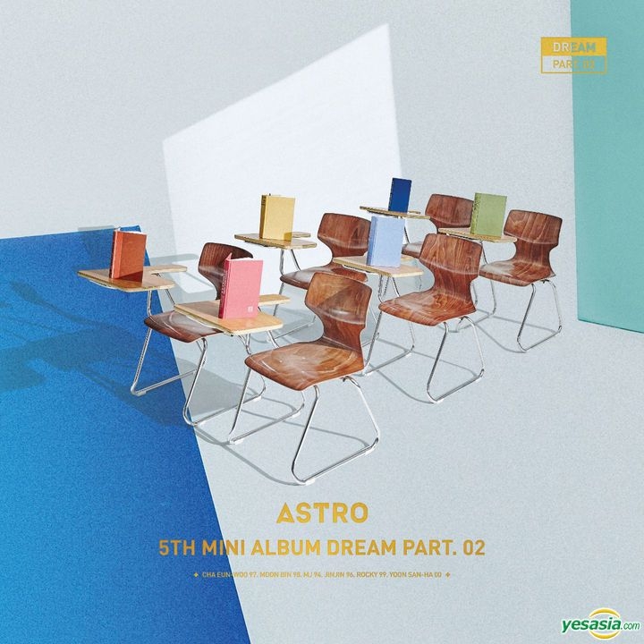 ASTRO アルバム Astro Dream Part 2 Wish Ver CD Trading Photo Card Booklet