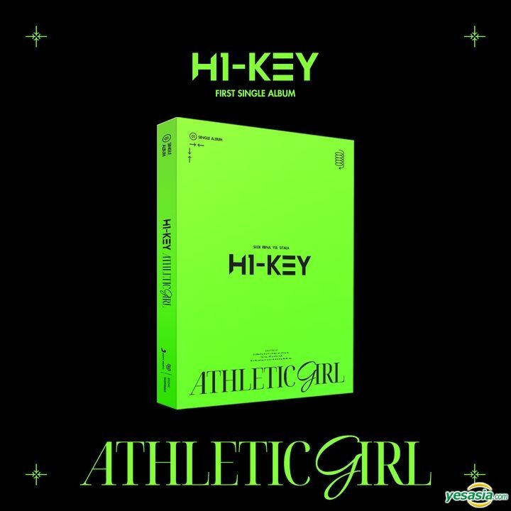 YESASIA: H1-KEY Single Album Vol. 1 - Athletic Girl + Poster in