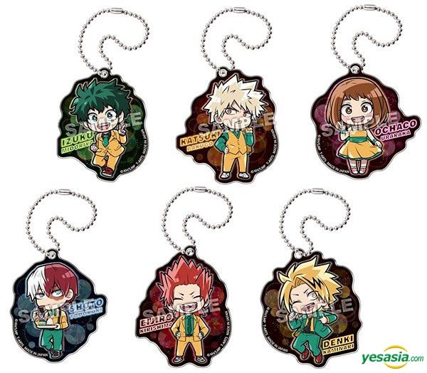 Mha Key Rings YESASIA: Deformed : My Hero Academia Hero's Party time! Acrylic Key ...