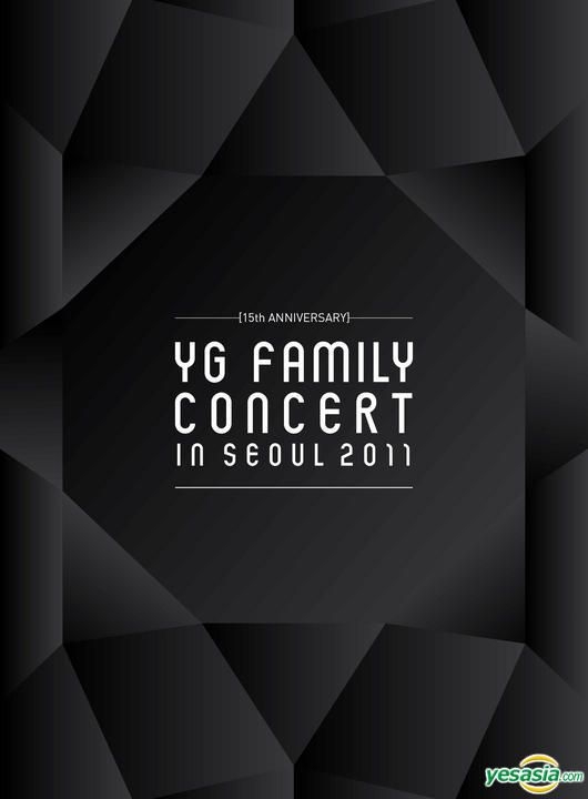 YESASIA: 15th Anniversary 2011 YG Family Concert Live (3DVD +