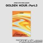 ATEEZ Mini Album Vol. 12 - GOLDEN HOUR : Part.3 (Poca Album Version) (Random Version)