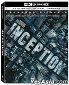 Inception (2010) (4K Ultra HD + Blu-ray + Bonus Blu-ray) (3-Disc Steelbook Edition) (Taiwan Version)