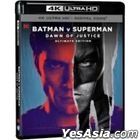 Batman v Superman: Dawn of Justice (2016) (4K Ultra HD Blu-ray) (Single Disc Reprint Edition) (Taiwan Version)
