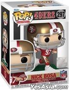 FUNKO POP! NFL: 49ers - Nick Bosa (Running) (Red & Gold Uniform) (Vinyl Figure) #297