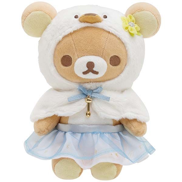 YESASIA SanX Rilakkuma Plush Toy (Swan Series/Rilakkuma) SanX Lifestyle & Gifts Free