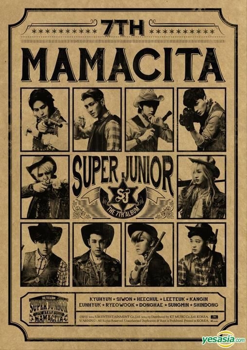 Super Junior AYAYA CD+Photobook+Poster+Gift K-POP 아야야 Vol.7th MAMACITA 