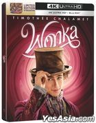 Wonka (2023) (4K Ultra HD + Blu-ray) (Steelbook) (Hong Kong Version)