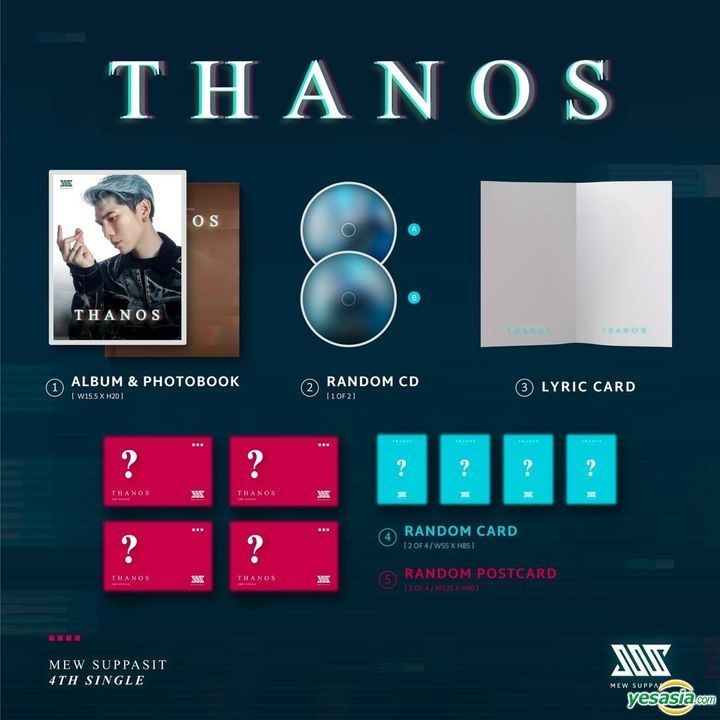 YESASIA: Mew Suppasit - Thanos Album Boxset (Thailand Version