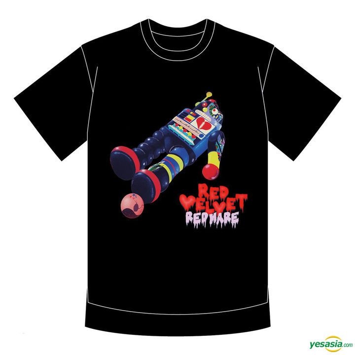 YESASIA: Red Velvet 2018 Redmare T-Shirt (Black) 女性アーティスト