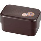 Japanese Style Compact Lunch Box 380ml (Dark Brown)