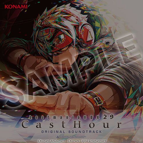 日米首脳beatmania IIDX 29 CastHour オリジナルグッズキャンペーン e-amusement passカードX2 + B1ポスター セット ICカード