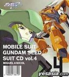 Mobile Suit Gundam SEED suits CD Vol.4 Miguel Ayman X Nicol Amarfi (Japan Version)