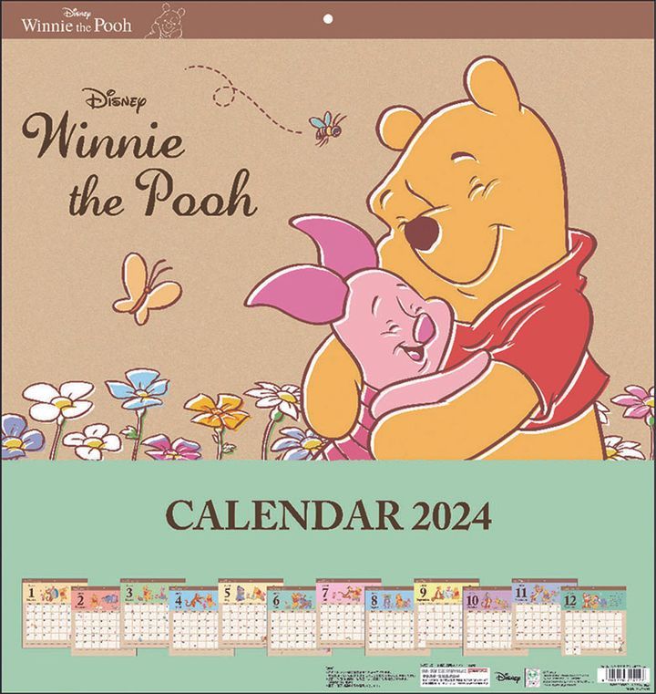 YESASIA Winnie the Pooh 2024 Calendar (Japan Version) CALENDAR,PHOTO